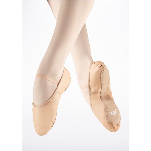 Leather Suede Full Sole Ballet Shoes