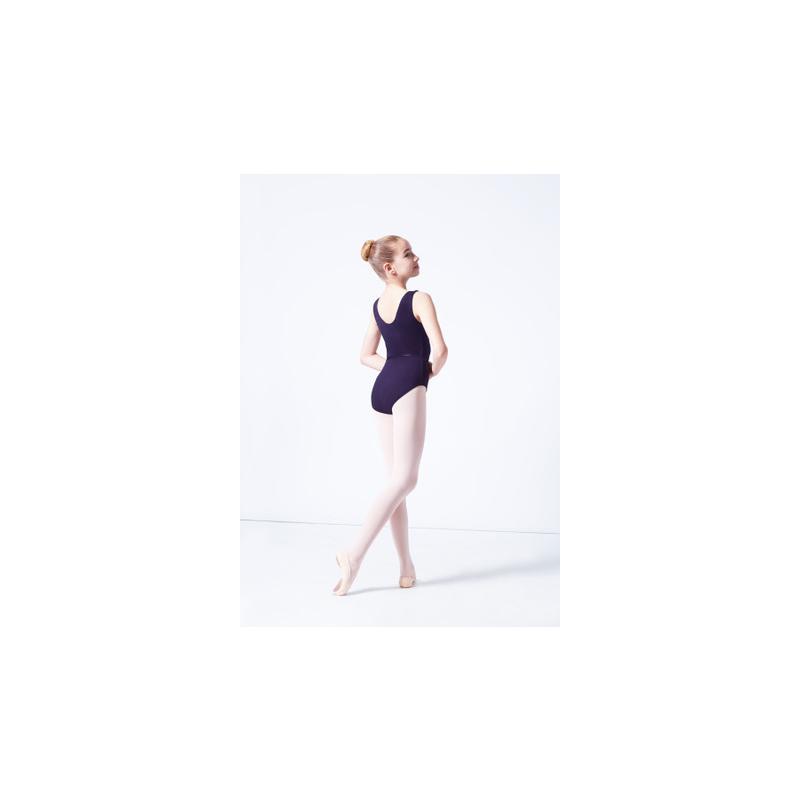 Navy  Sleeveless Leotard